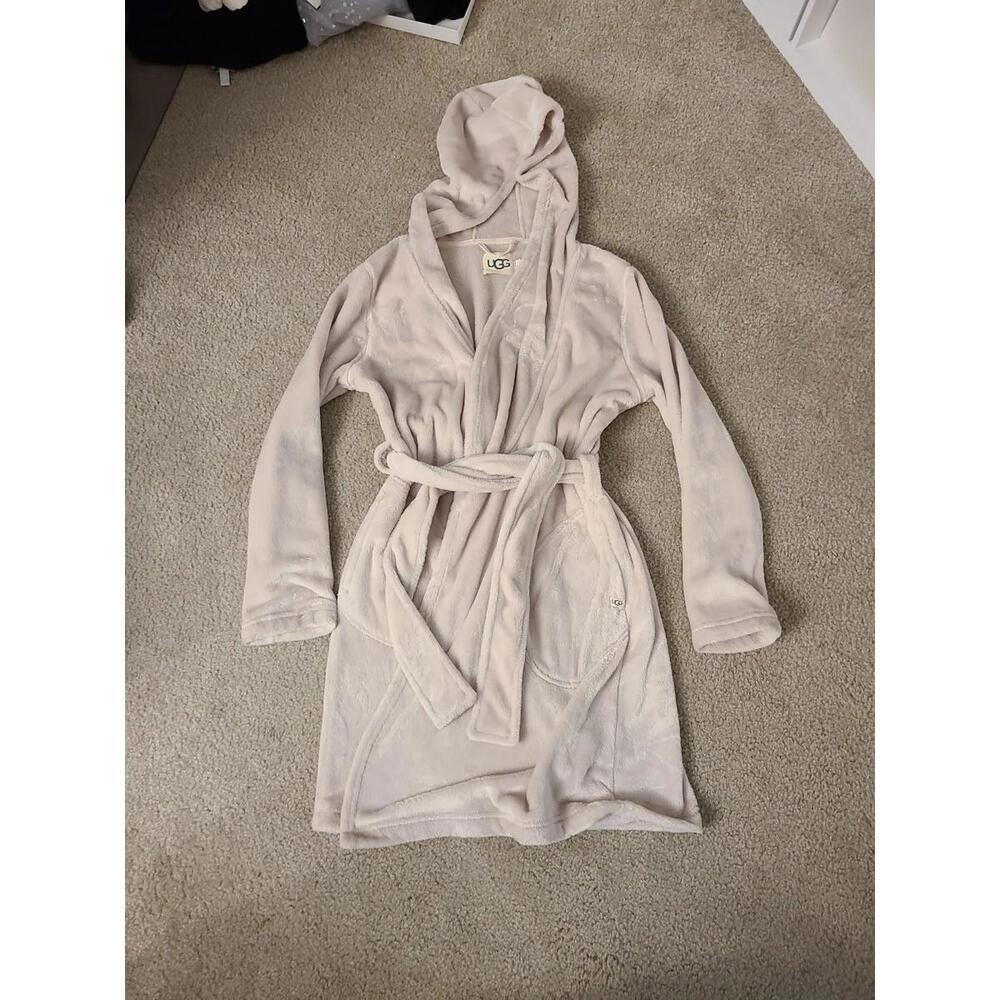 UGG Miranda Hooded Long Sleeve Fleece Cozy Robe